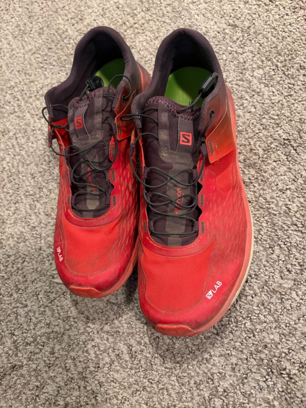 Salomon S/Lab Men's Red Trail Running Shoes